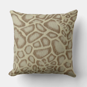 Stone Camo Throw Pillow