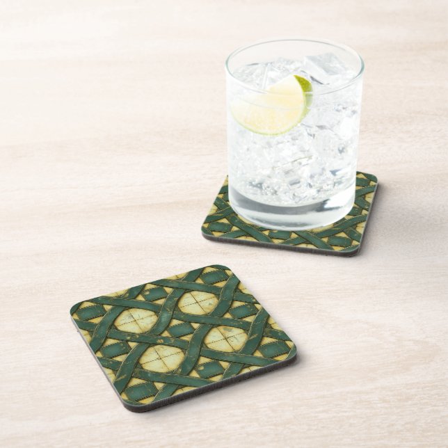 Stone Celtic Weave Coaster (Right Side)