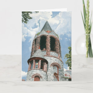 Stone Church Tower Card