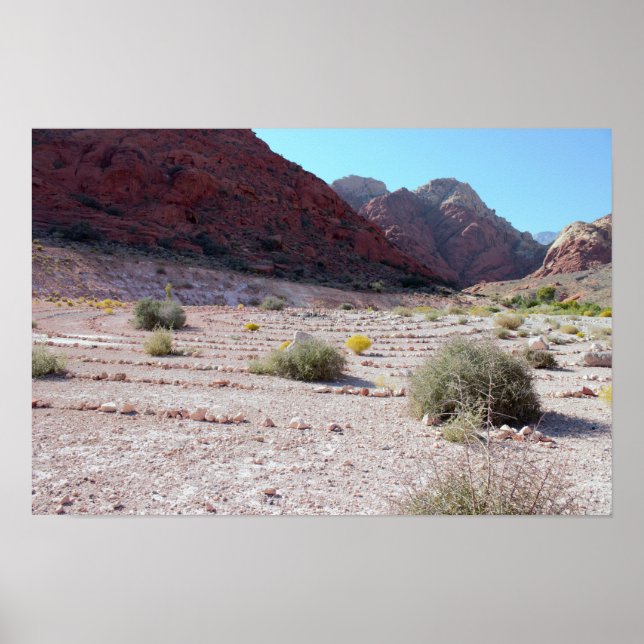 Stone Circle Red Rock Canyon Poster (Front)