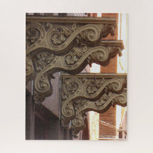 Stone Citizens doorway detail Jigsaw Puzzle