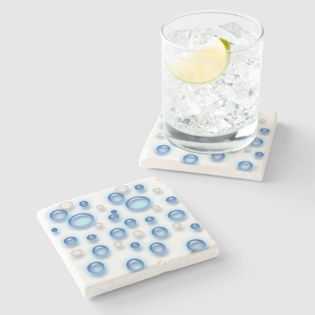 Stone Coaster - Bubbles (Side)