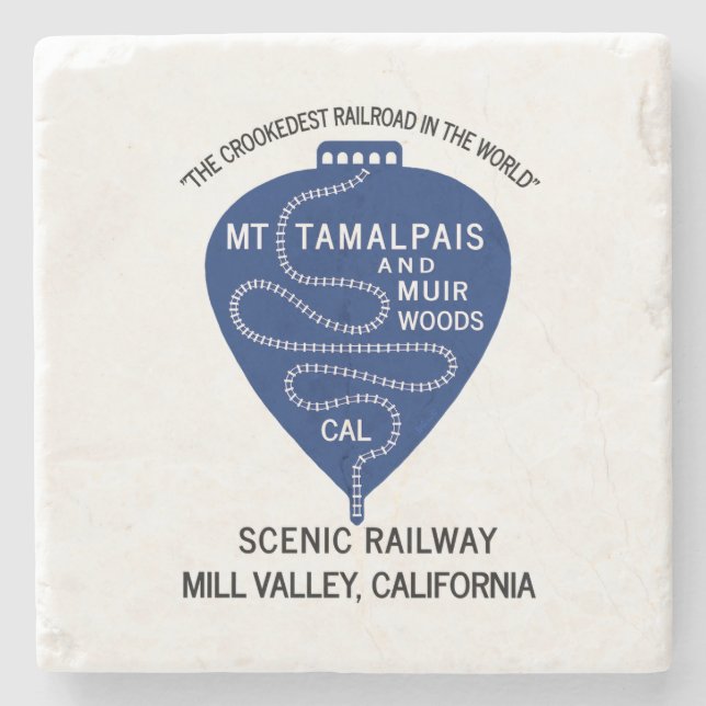 Stone Coaster Crookedest Railroad Mt Tamalpais (Front)