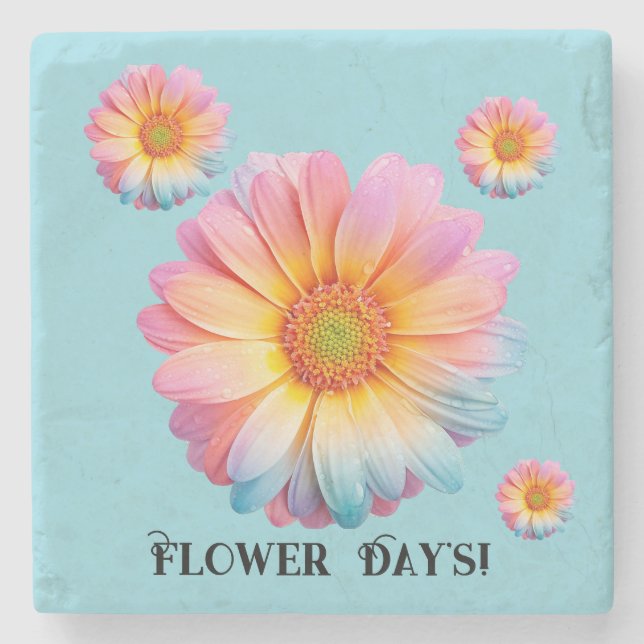Stone Coaster (Flower Day's)  (Front)