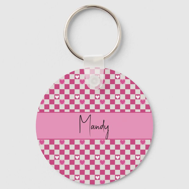 Stone Coaster Key Ring (Front)