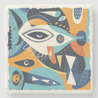 Stone Coaster Sea Theme 2