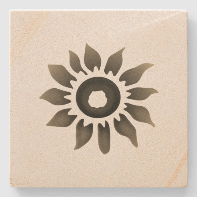 Stone Coaster style design (Front)