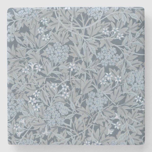 STONE COASTER : WILLIAM MORRIS :JASMINE DESIGN (Front)