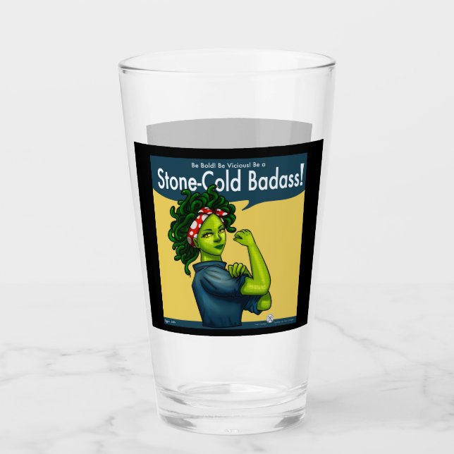 Stone-Cold Badass Glass (Front)