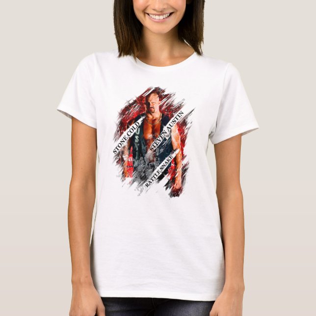 Stone Cold Steve Austin Artwork T-ShirtStone cold  T-Shirt (Front)