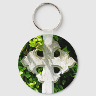 Stone Cross Keyring