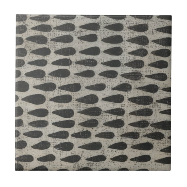 Stone - Drops Ceramic Tile (Front)