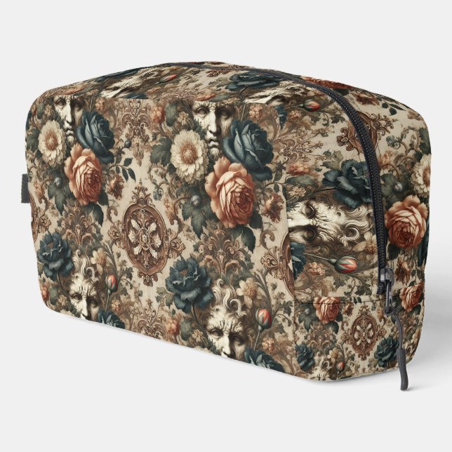 Stone Faces & Tired Nights – Gothic Baroque  Dopp Kit (Right Corner)