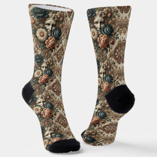 Stone Faces & Tired Nights – Gothic Tapestry Socks