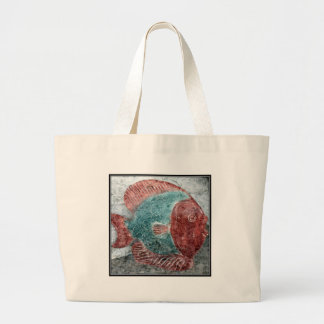Stone Fish Large Tote Bag