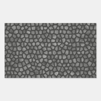 Stone Floor Rectangular Sticker