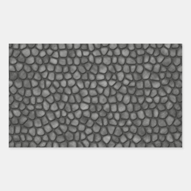 Stone Floor Rectangular Sticker (Front)