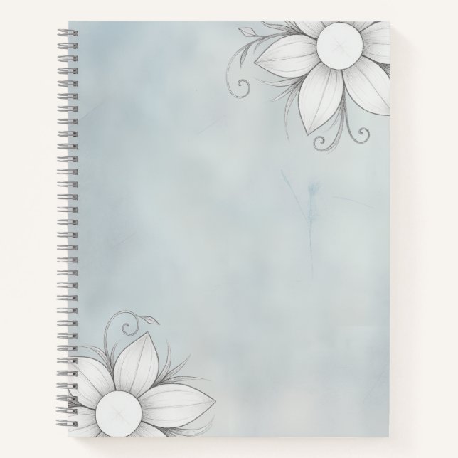 Stone Floral  Notebook (Front)