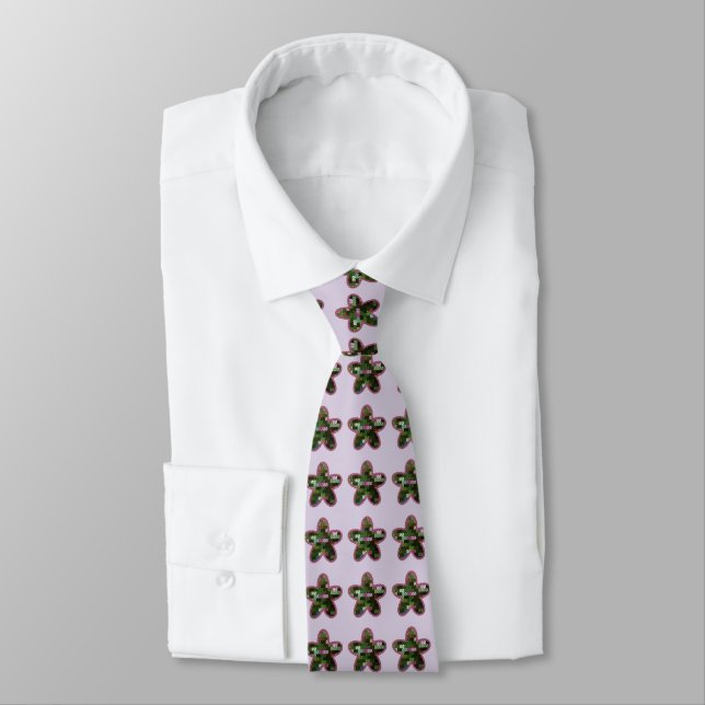 stone flower tie (Tied)