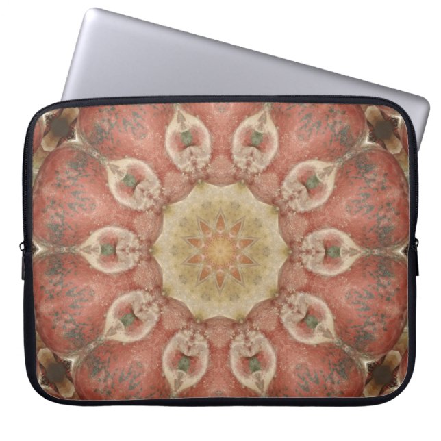 Stone Flowers Laptop Sleeves (Front)