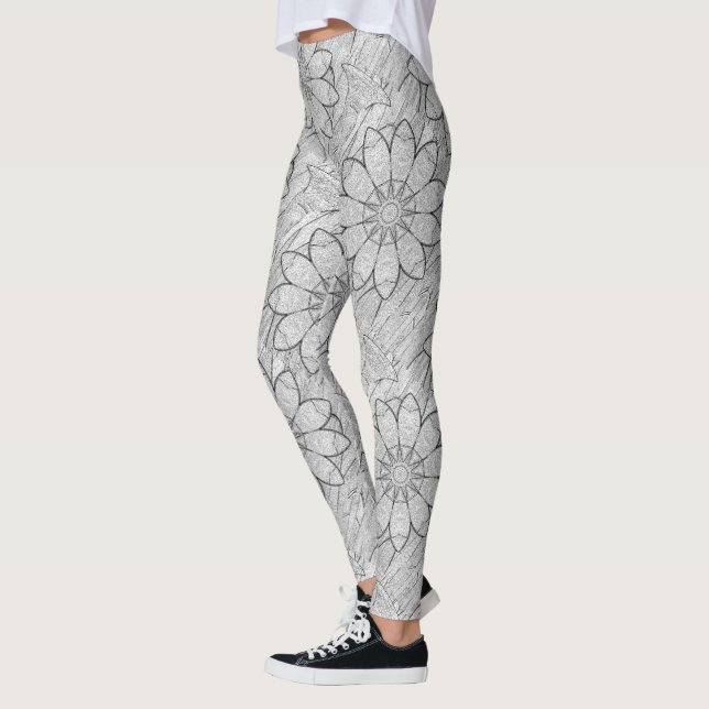Stone Flowers Leggings (Left)