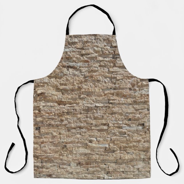 Stone geometric pattern apron (Front)