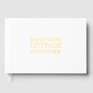 Stone Gold Guest Feedback Luxury Rental Journal Book