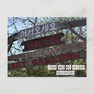 Stone Hand Art Gallery Postcard