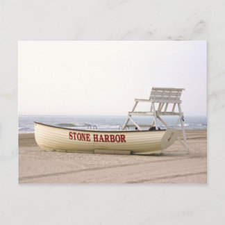 Stone Harbor Boat Postcard