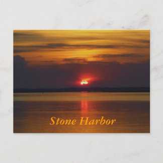 Stone Harbour Sunset Postcard