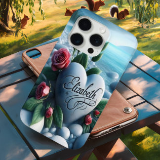 Stone Heart by the Lake iPhone 15 Pro Case