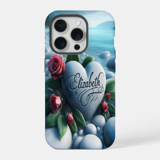 Stone Heart by the Lake iPhone 15 Pro Case