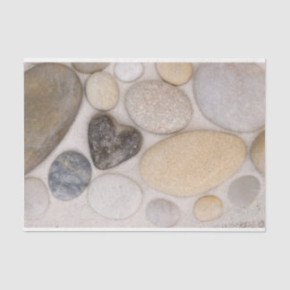 Stone heart tissue paper