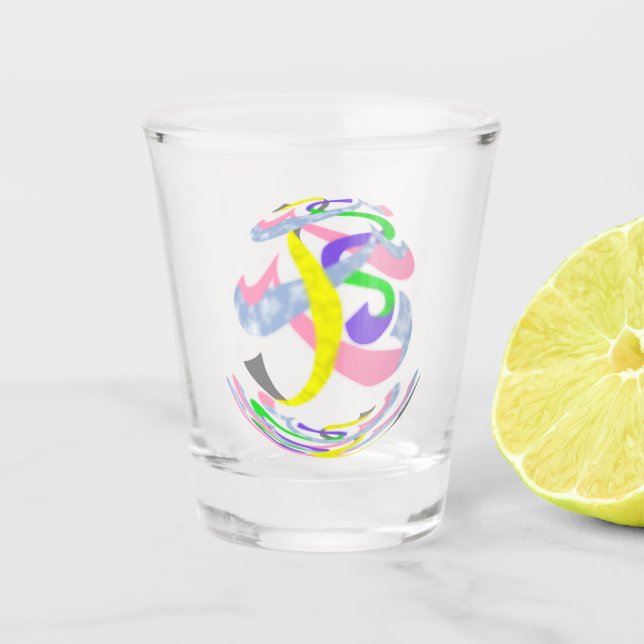 Stone Hook  Shot Glass (Front)