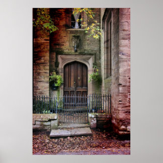Stone House Door Poster