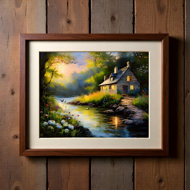 Stone House on the River 1 Poster (Creator Uploaded)