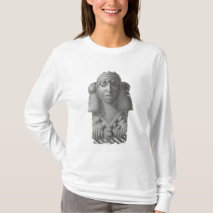 Stone idol of the Rain God Cocijo, plate from 'Anc T-Shirt