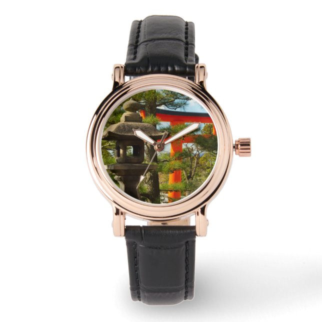 Stone Lantern and Torii Gate Watch (Front)