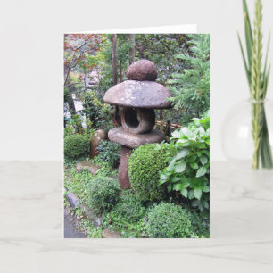 Stone Lantern Card