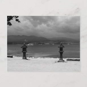 Stone Lanterns Beside the Sea Postcard