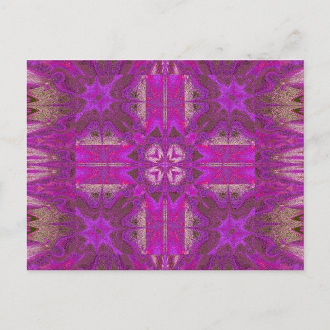 STONE LIGHT FLOWER 5 POSTCARD (Front)