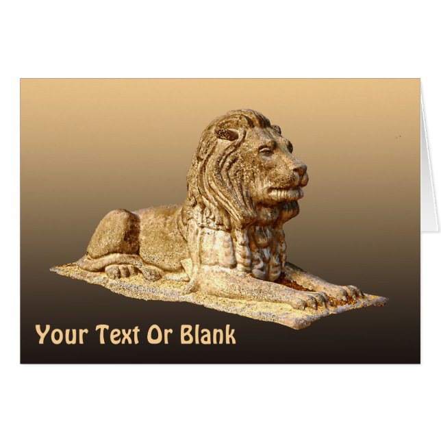 Stone Lion (Front Horizontal)