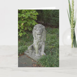 Stone Lion Card