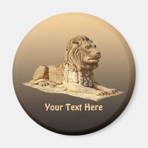 Stone Lion Magnet