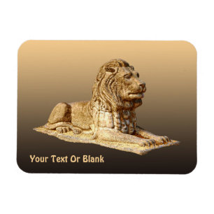Stone Lion Magnet