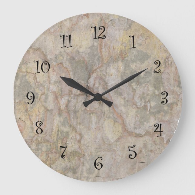 Stone Look Kitchen Wall Clocks (Front)