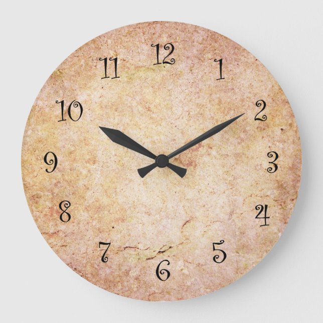 Stone Look Kitchen Wall Clocks (Front)