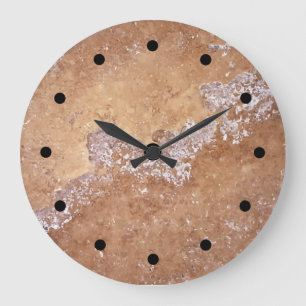 Stone Look Minimalist Kitchen Wall Clocks