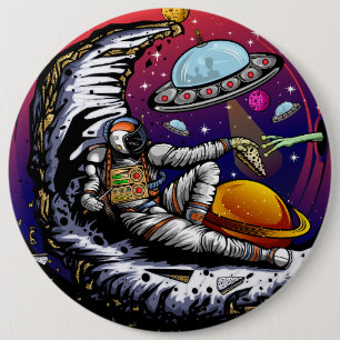 Stone Magnet 6 Cm Round Badge