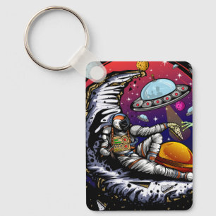 Stone Magnet Key Ring